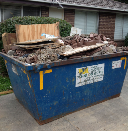 Full Skip bin